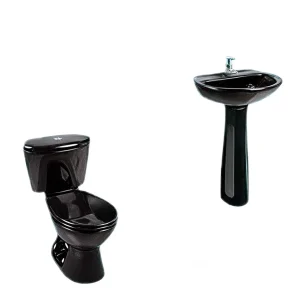 SANITARIO KATIO NEGRO ROMA(TAZA+TANQUE TAIRONA C/G+CUBIERTA SLOW)