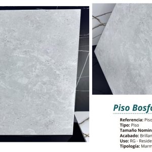 PISO BOSFORO GRIS 50X50 CAL2 CJX2.25M2X9LOZ EURO-BRILLANTE