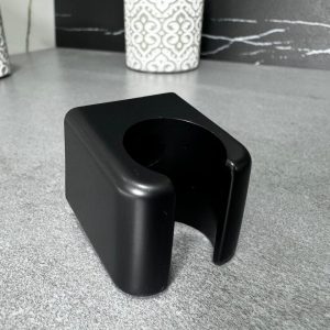 PORTATELEDUCHA FIJO CUADRAD NEGRO ABS FZJ-27