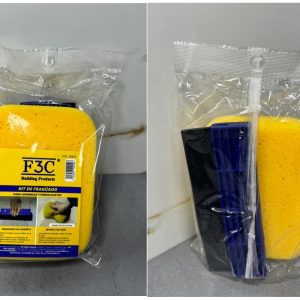 KIT DE FRAGUADO P/CERAMICAS Y PORCELANATOS 50929 ESPONJA+ESPATULA;15