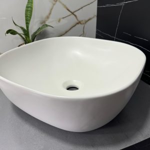 LAVAMANOS OPERA CUADRADO BS BLANCO MATE 41CM