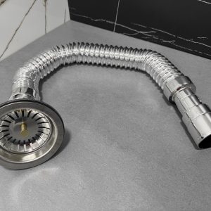 SIFON+CANASTILLA 4" LVP EXPANDIBLE CROMO UNIFER 16160603