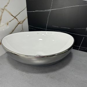 LAVAMANOS TURIN PLATA V6006B T-VESSEL 41X33X14