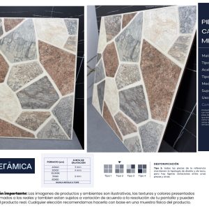 PIEDRA CANDELARIA FD CP MIX 50X50 CAL 1 CJX2.25M2X9LOZ EURO
