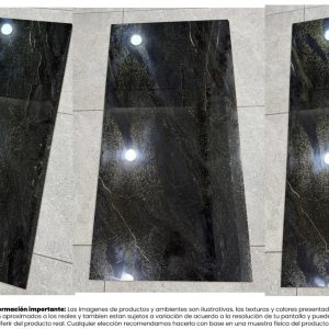 *PORC NEGRO GOLD B1269 60X120 BRILLANTE CJX1.44M2X2LOZ RESIDENCIAL