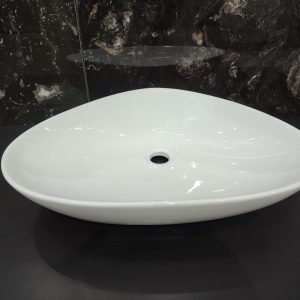LAVAMANOS VESSEL TRIANGULAR BLANCO QLMA434