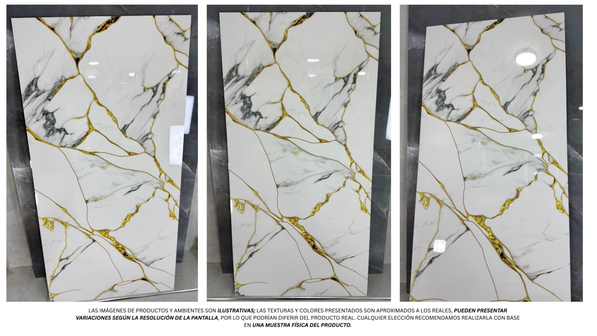 *PORC ODELIN GOLD 60X120 BRILLANTE CJX1.44M2X2LOZ RESIDENCIAL-BLANCO-VETEADO-BEIGE-DORADO